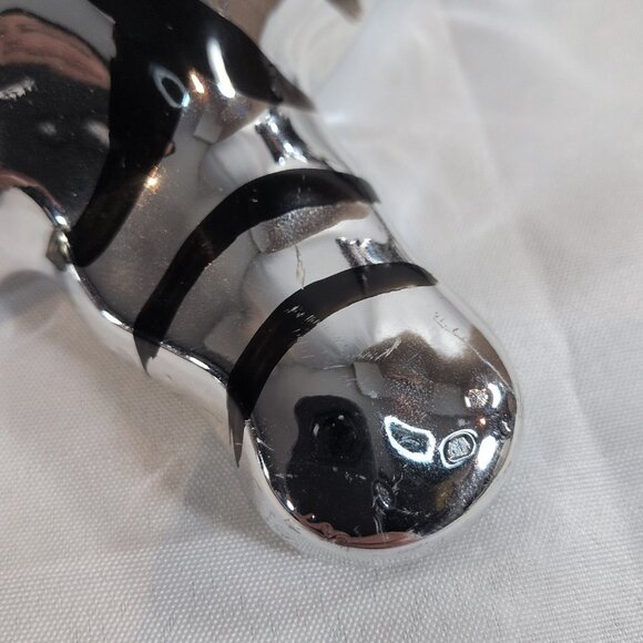 Fitz and Floyd Silver Zebra Soap Trinket Dish Faux Glaze MATCH BOOKENDS Vintage - Picture 13 of 16